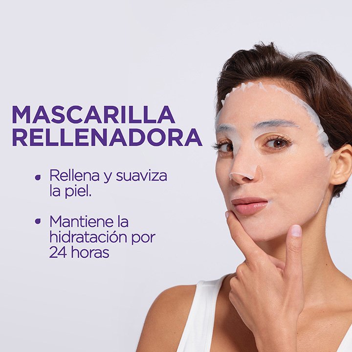 Mascarilla facial rellenadora